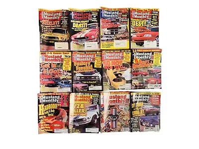 1998 Mustang Monthly CAR Magazines LOT 100% Complete Year - 12 Issues MUSCLE • $23.88