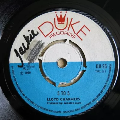 LLOYD CHARMERS 5 To 5 / SOUL STIRRERS Come See About Me UK 7  Duke Records VG+ • £59.99