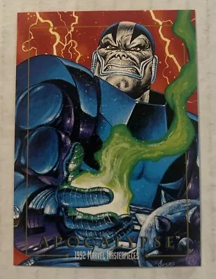 1992 MARVEL MASTERPIECES # 9 Apocalypse ( Damaged ) • $0.99