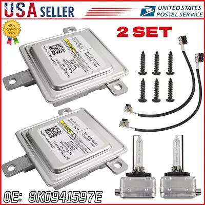 2 FOR Audi VW Xenon Ballast & Bulb HID Light Control Unit Module 8K0941597E US • $59.99