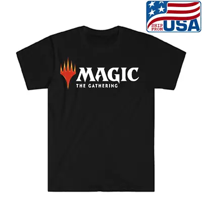 MTG Magic The Gathering Logo Men's Black T-shirt Size S To 5XL • $17.85