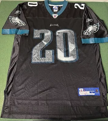 Vintage Brian Dawkins Philadelphia Eagles Black Faded NFL Jersey • Men’s Large • $39.99