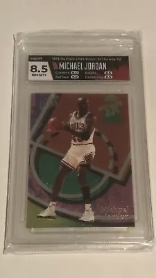 1993-94 Fleer Ultra Power In The Key #2 Michael Jordan HGA 8.5 New Slab! Low POP • $499.99