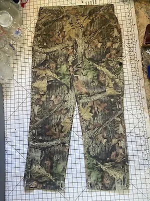 Liberty Mens Realtree Hardwoods Woodland Camo Hunting Pants Size 38-40x32 • $19.99