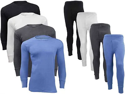 Men's Thermal Long Johns Short Sleeve T-Shirts Winter Warm Thermal Underwear New • £6.99