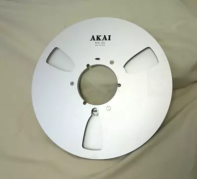 AKAI   - 10 1/2 -  265cm  Aluminum-  Metal Reel - Used NO TAPE - • $35