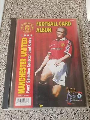 Futera 1999...man Utd Basic Set Of 99 Cards.+9 Embossed Cards In Album...... • £9.99