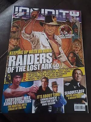 INFINITY MAGAZINE  ISSUE 40 - Raiders Of The Lost Ark - Double Sided Poster • £5