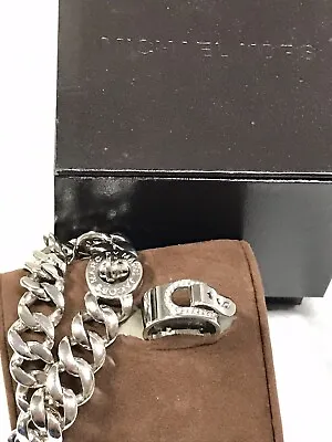 Gently Used Auth Marc Jacobs Turnlock Bracelet And Michael Kors Buckle Ring • $90