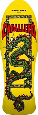 Powell Peralta Steve Caballero CHINESE DRAGON Skateboard Deck YELLOW • $69.99