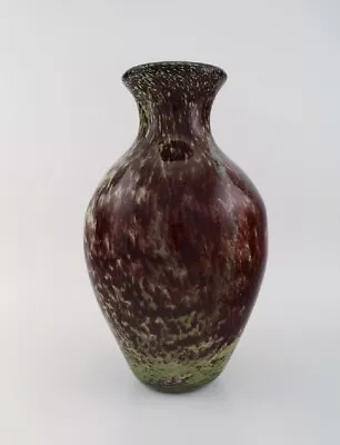 Large Murano Vase In Mouth Blown Art Glass. 1960s. • $840