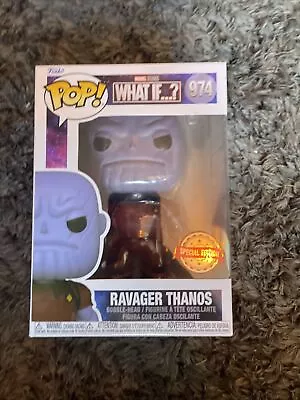 Funko Pop! Marvel What If…? Ravager Thanos Special Edition #974 • £10