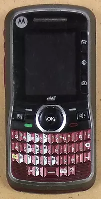 Motorola Clutch I465 - Brown And Red ( Boost Mobile ) Cellular Phone • $18.69