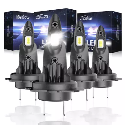 H7 H7 LED Headlight Super Bright Bulbs Kit 8000K White 330000LM High Low Beam • $69.99