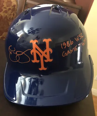 Roger McDowell Signed & Inscribed NY Mets F/S Rawlings Batting Helmet - COAs • $132