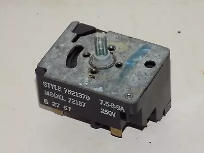 Vintage Frigidaire Rbh-530 Stove Part - 8   Burner Control Switch Mod. 72157 #1 • $46