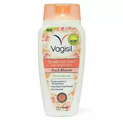 $7.43 • Buy Vagisil Scentsitive Scents Daily Intimate Feminine Vaginal Wash Women Peach 12oz