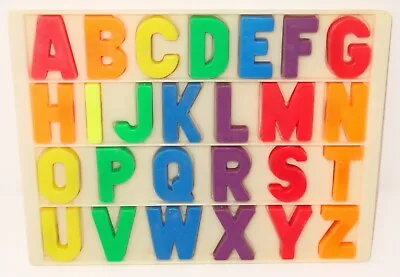 Vtg Fisher Price Little People School Desk Alphabet Individual Magnet Letter A-Z • $4.49