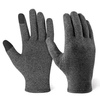 Full Compression Gloves With Touch Screen Finger | Arthritis Hand Support • £4.95