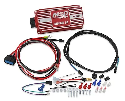 MSD 6201 MSD Digital 6A Ignition Control Red Compatible W/ 4 6 Or 8 Cyl. Engines • $299.95