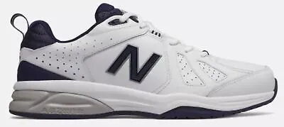 PAY LESS! || New Balance MX624WN Mens Cross Training Shoes (2E Wide) (White/Navy • $128.15