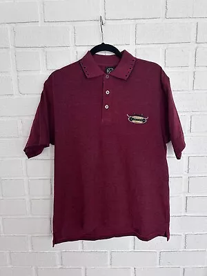 Maui And Sons Golf Polo Mens Small New With Sticker Tag Dark Red With Logo • $19.99