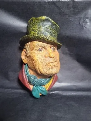 Vintage Bossons Chalkware Head - Bill Sikes - Congleton England 1964 Pre-owned  • $22.99