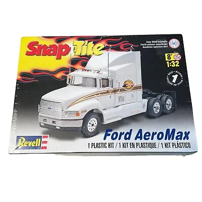 Revell Ford AeroMax Semi Truck Plastic Snap Tite Assemble No Glue Model Kit 1:32 • $29.95