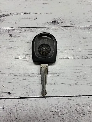 VW Volkswagen OEM Factory Black & Chrome Ignition Door Key • $10.99