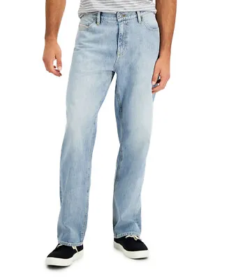 Sun + Stone Men's Relaxed-Fit Faded Jeans (Vintage Wash 31W) • $3.84
