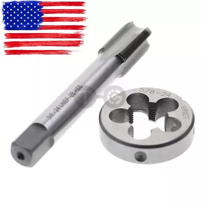 New HSS 5/8 -24 UNEF Right Hand Thread Tap And Die Set US Stock (5/8x24) • $13.99