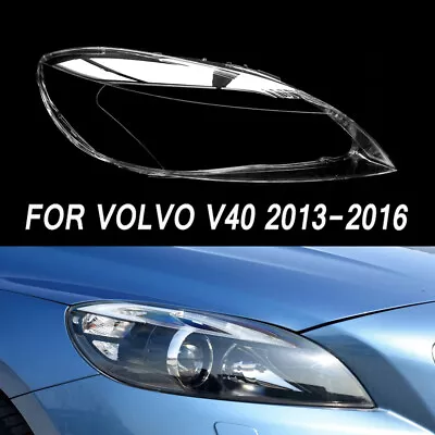 Fit For VOLVO V40 2013-2016 Clear Car Headlight Cover Lens Replacement Right • $124.75