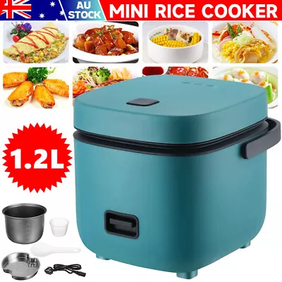 1.2L Mini Electric Rice Cooker Home Dormitory Soup Stew Pot Steamer 1-2 People • $34.85