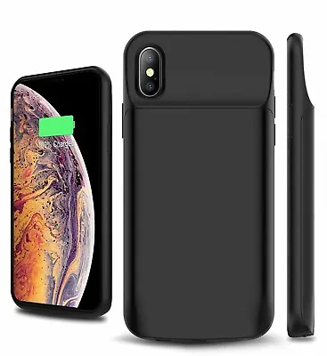 $35 • Buy For IPhone 12 Pro Max 11 XR X Battery Case 6000mAh Rechargeable Charging Cover