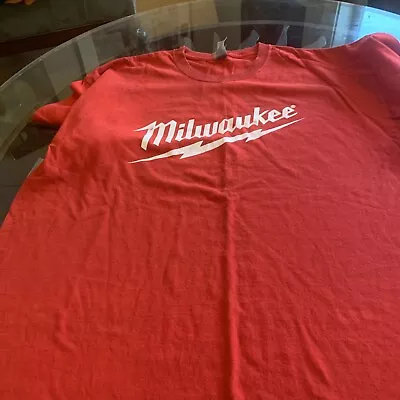Milwaukee Tool Short Sleeve Red TShirts XL • $8.99