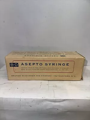 Vintage B-d Asepto Syringe 2 Oz 2082 Catheter Tip Glass General Use • $9.95