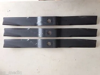 Maschio 60  Finish Mower Blades Set Of 3 Code T14004010 • $64.99