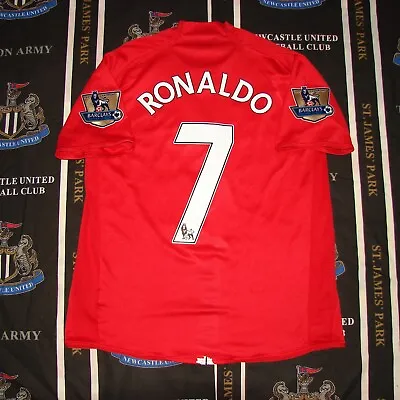 Manchester United Home Football Shirt Jersey Nike 2007 2009 Cristiano Ronaldo • $49.95