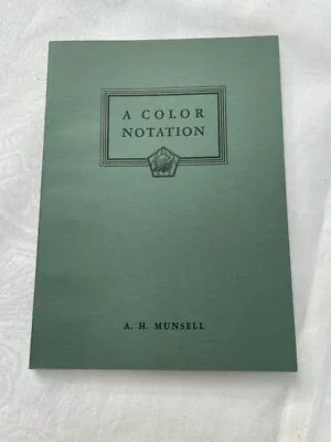 A Color Notation By A.H. Munsell 1967 12th Ed. Like New Condition • $18