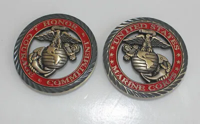 2 Pieces-Marine Challenge Coin • $10.95