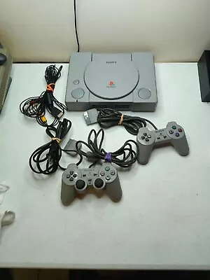 $52.25 • Buy Sony PlayStation 1 PS1/PSX SCPH-7501 Console Bundle, Tested And Working. V10