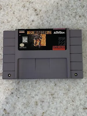 SNES Super Nintendo Mech Warrior 3050 Polished Contacts Tested Guaranteed • $19.99