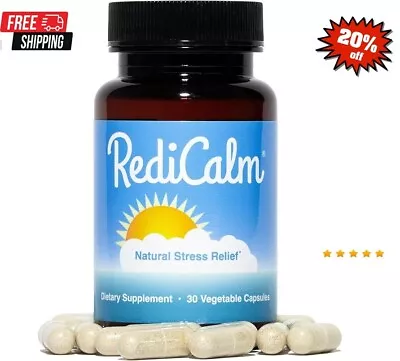 Redicalm - Natural Stress Relief Supplement - Non-Gmo Vegan Gluten-Free NEW AU • $89.76