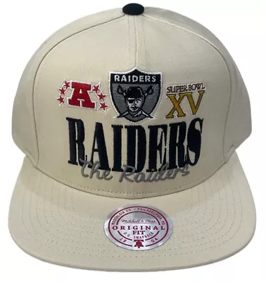 Mitchell & Ness Nfl Reframe Retro Raiders Snapback Cap Hat Gorra • $42.99