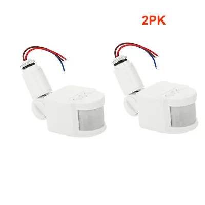 2 PCS Motion Sensor Infrared PIR Movement Detector Outdoor Sensor Light Switch • $13.79