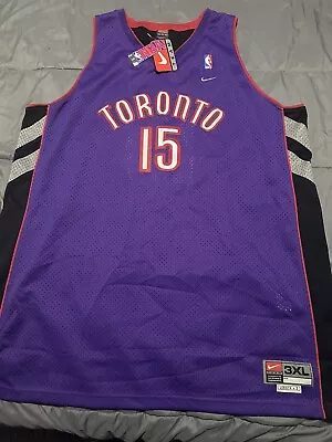 NEW Nike Team VINTAGE Vince Carter Toronto Raptors Swingman Jersey XXXL 3XL  • $125