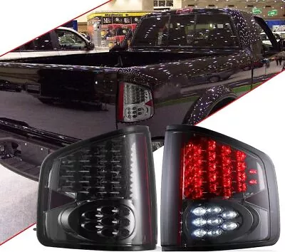 LED Tail Lights For 1994-2004 Chevy S-10 Pickup GMC Sonoma Chrome Smoke Lamps • $86.99