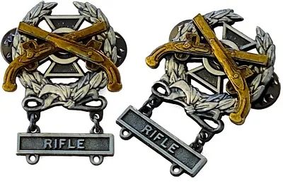Expert Military Police Badge Rifle Bar Pin US Army Insignia Lapel MP Medal • $29.99