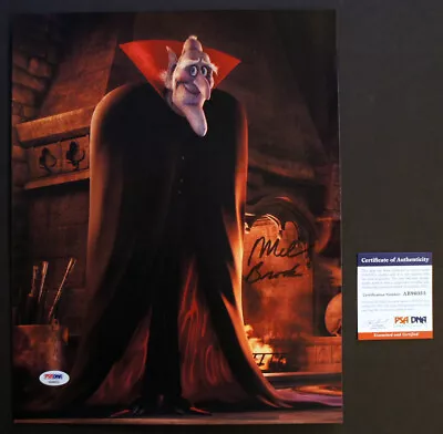 MEL BROOKS SIGNED *PSA/DNA* Large 11X14 Autograph Photo Hotel Transylvania VLAD • $165