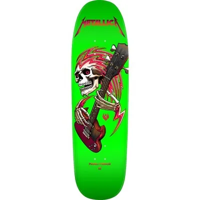 Powell Peralta X Metallica GREEN FLIGHT 9.26  X 32  Skateboard Deck • $109.95